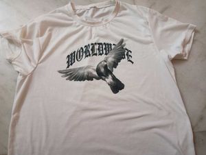 Cream Dove Graphic T-Shirt