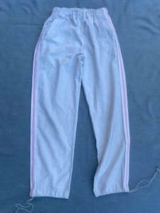 💯 Asics vintage style Pink Striped track Pants