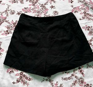 Black Pleated Skirt Style shorts