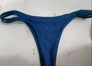 Brown Paisley Print Bikini Bottom