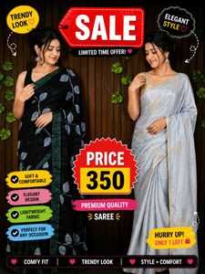 Elegant Sarees - Set of 2