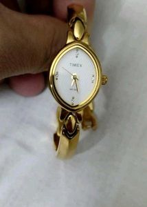 Elegant Gold Timex Women's Watch