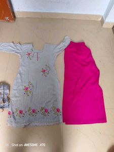 Embroidered Salwar Kameez Suit With Duppta
