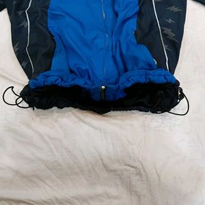 Blue &amp; Navy Zip-Up Track Jacket