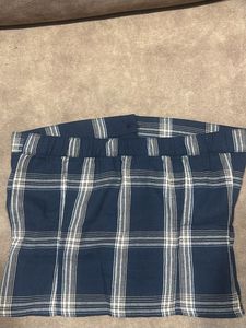 Plaid Button-Up Shirt