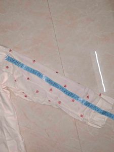 Kurta - Elegant White and Floral