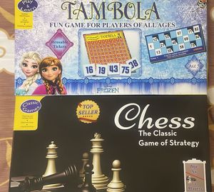 2 Fun Family Games: Tambola & Chess Combo