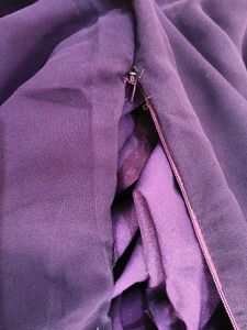 Predraped in purple