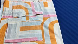 Double Bed Sheets With Two Pillow Cover