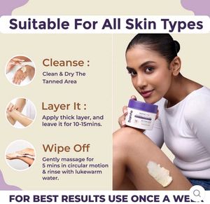 (Sealed)Sanfe Instalite Wipe Off DeTan Body Cream