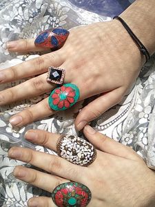 Assorted Vintage Statement Rings