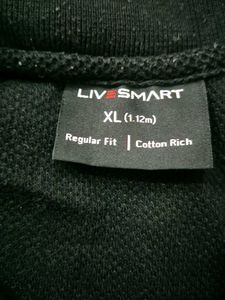 Stylish Black &amp; White Polo T-Shirt