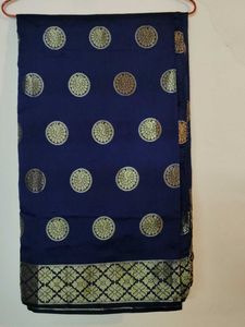 Elegant Banarasi Blue Silk Saree❤️