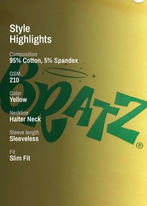 BONKERS CORNER Signature BRATZ Halter Neck Top