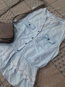 max denim top