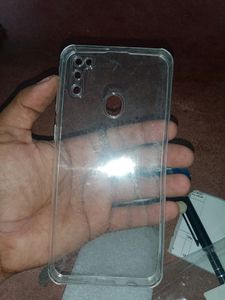 Samaung Galaxy M21 2021 Transparent Back Cover