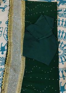 Emerald Green Saree