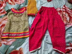 Elegant Kurta Set with salwar and Dupatta