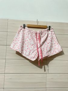 imported Pink Floral Print Shorts