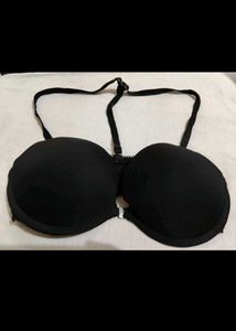 Black Push-Up Bra with Convertible Straps