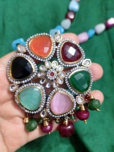 Bohemian Beaded Necklace &amp; Earring Set