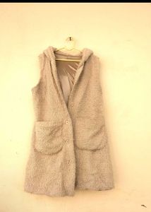 Cozy Sleeveless Hooded Vest