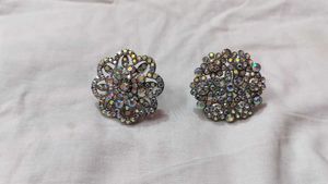 Stylish Silver Plated Flower Shaped Statement Ring