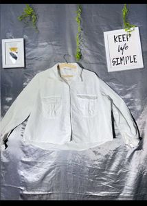 ZARA Classic White Button-Up Shirt