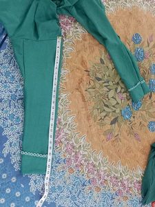 Elegant Green Abaya Dress