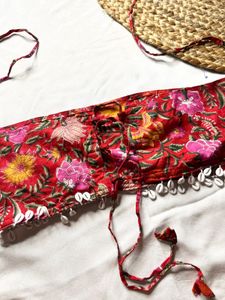 Handmade Vibrant Floral Print top