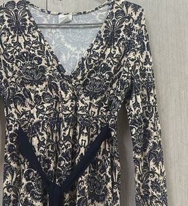 Floral Print Wrap Top
