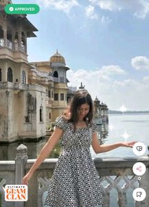 Square Neck Puff Sleeve MINI Dress