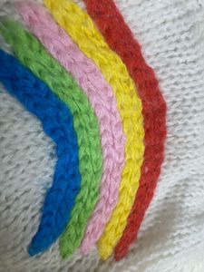 Rainbow Sweater 5-6 Yrs(clearing my stock asap)
