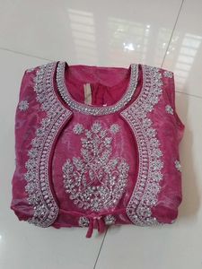 Stunning Pink Embroidered Lehenga Choli