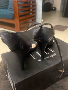 Black Strappy Heels