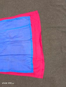 BIBA Royal Blue &amp; Magenta Embroidered Kurti