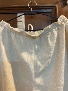 Linen Blend Pull On Summer Trouser