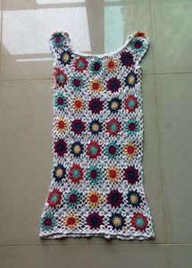Crochet Mini  Dress