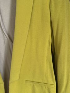 Promod Yellow Blazer Jacket