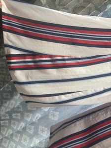 Striped Wide Leg Plazzo Pants With Astar