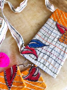 Handmade Fabric Jewelry Set