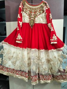 Red Anarkali