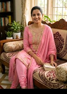 Beautiful Pink Kurta Set with Dupatta