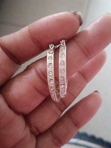 Sparkling Hoop Earrings