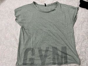 Grey "GYM" Graphic T-Shirt