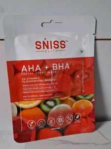 SNISS ELITE AHA + BHA Facial Sheet Mask