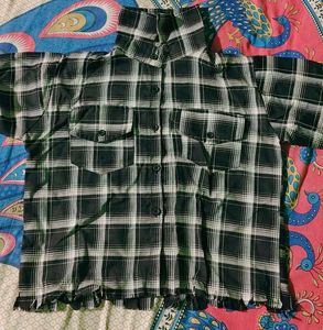 Classic Plaid Button-Up Shirt