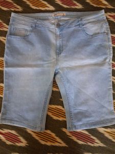 Light Wash Denim Shorts