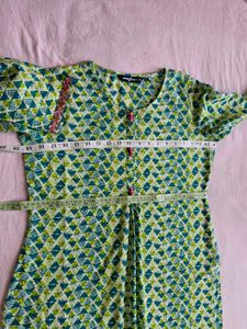 Jaipur Kurti Pure Cotton Printed  (Size M