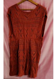 Chic Sleeveless Crochet Duster Cardigan